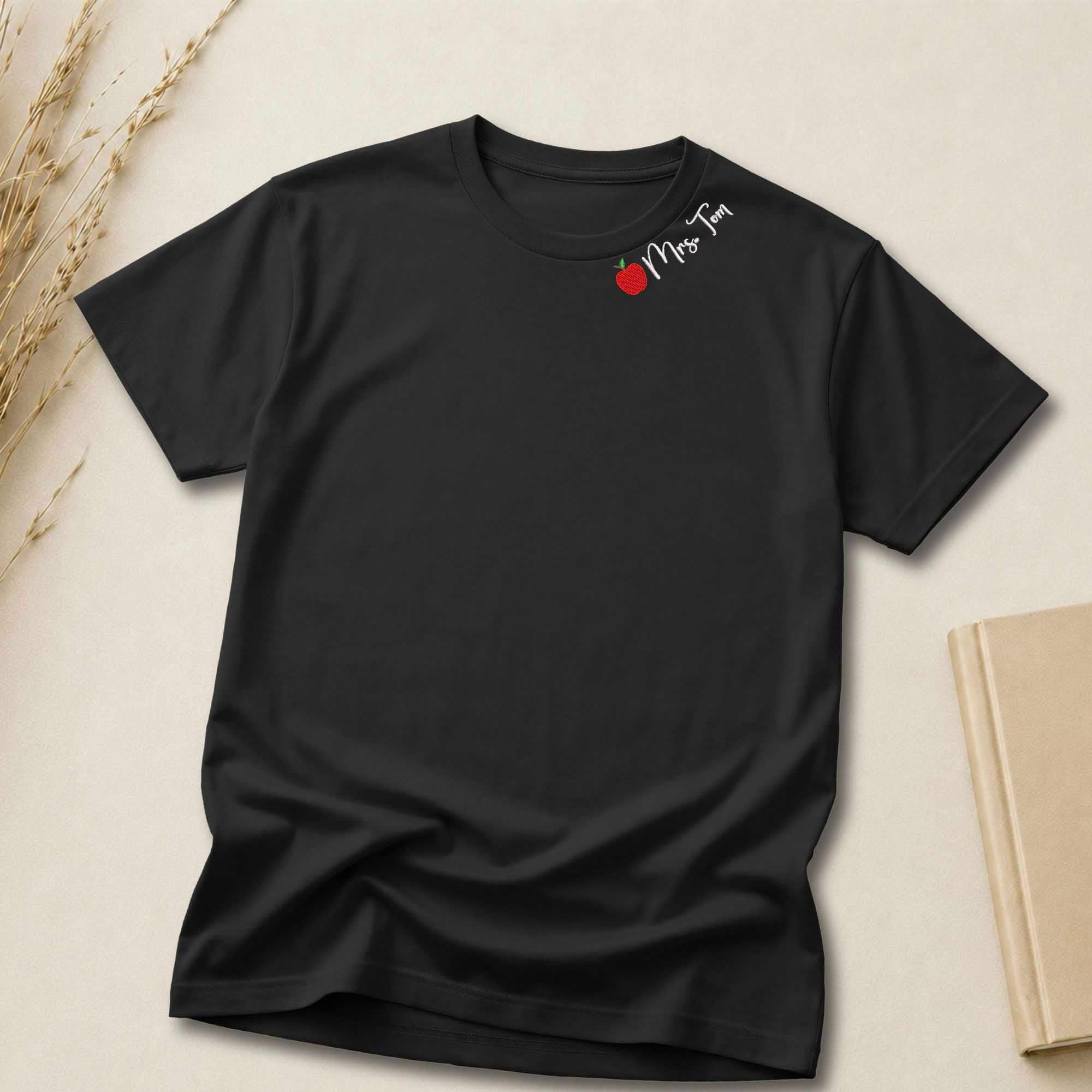 Personalized Teacher Shirt | Custom Teacher Name Embroidered Shirt