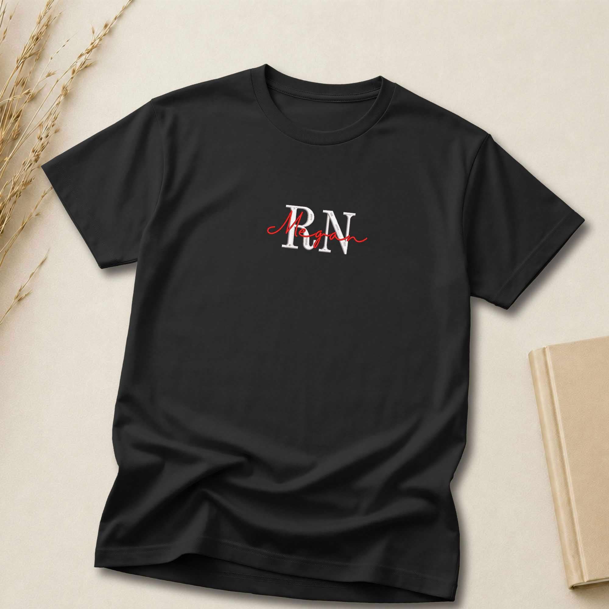 Personalized Custom Initial and Name Embroidered Shirt