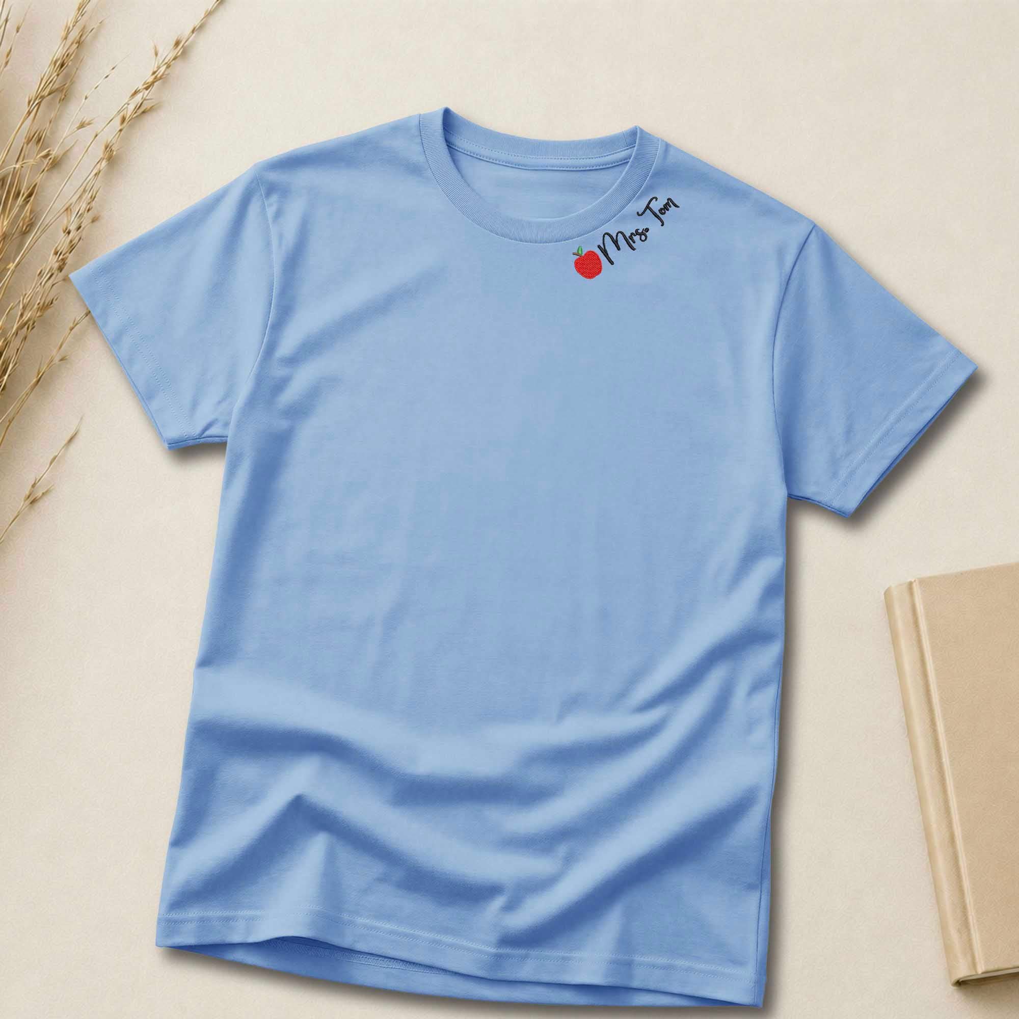 Personalized Teacher Shirt | Custom Teacher Name Embroidered Shirt
