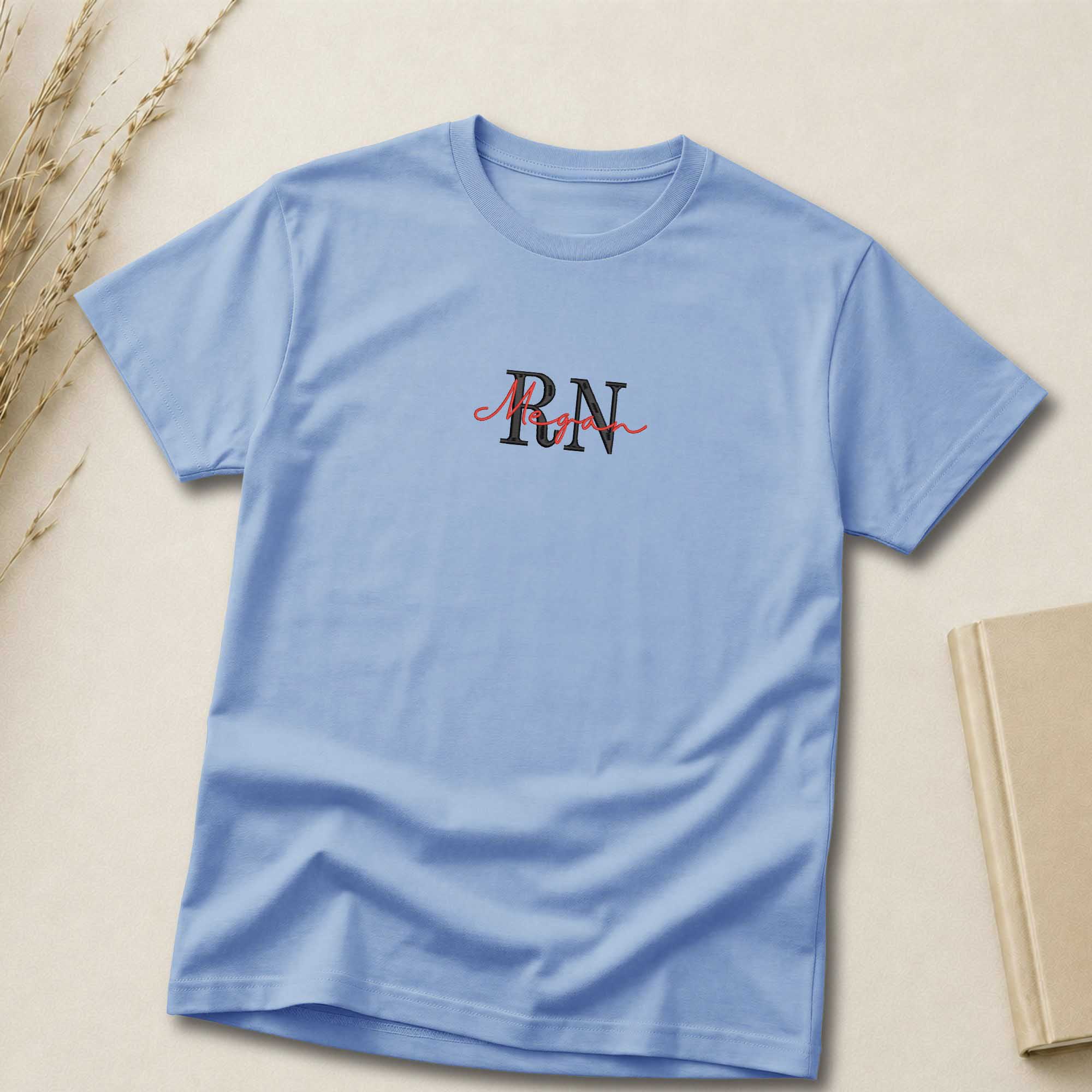 Personalized Custom Initial and Name Embroidered Shirt
