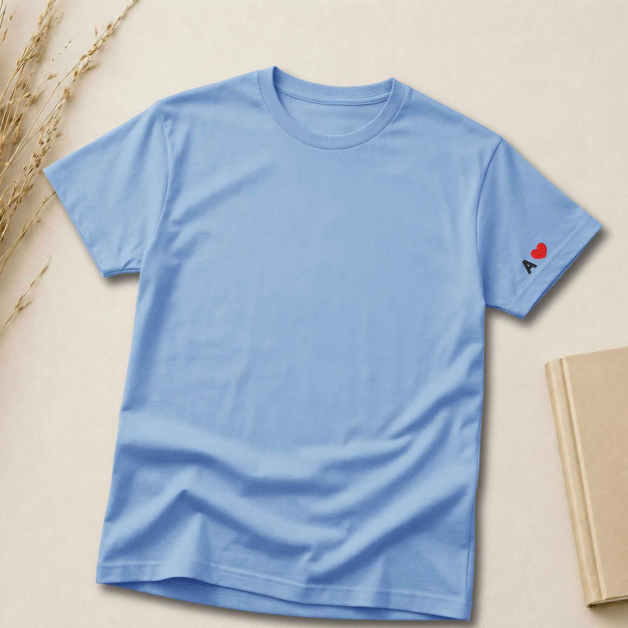 Personalized Minimalist Initial Embroidered Shirt