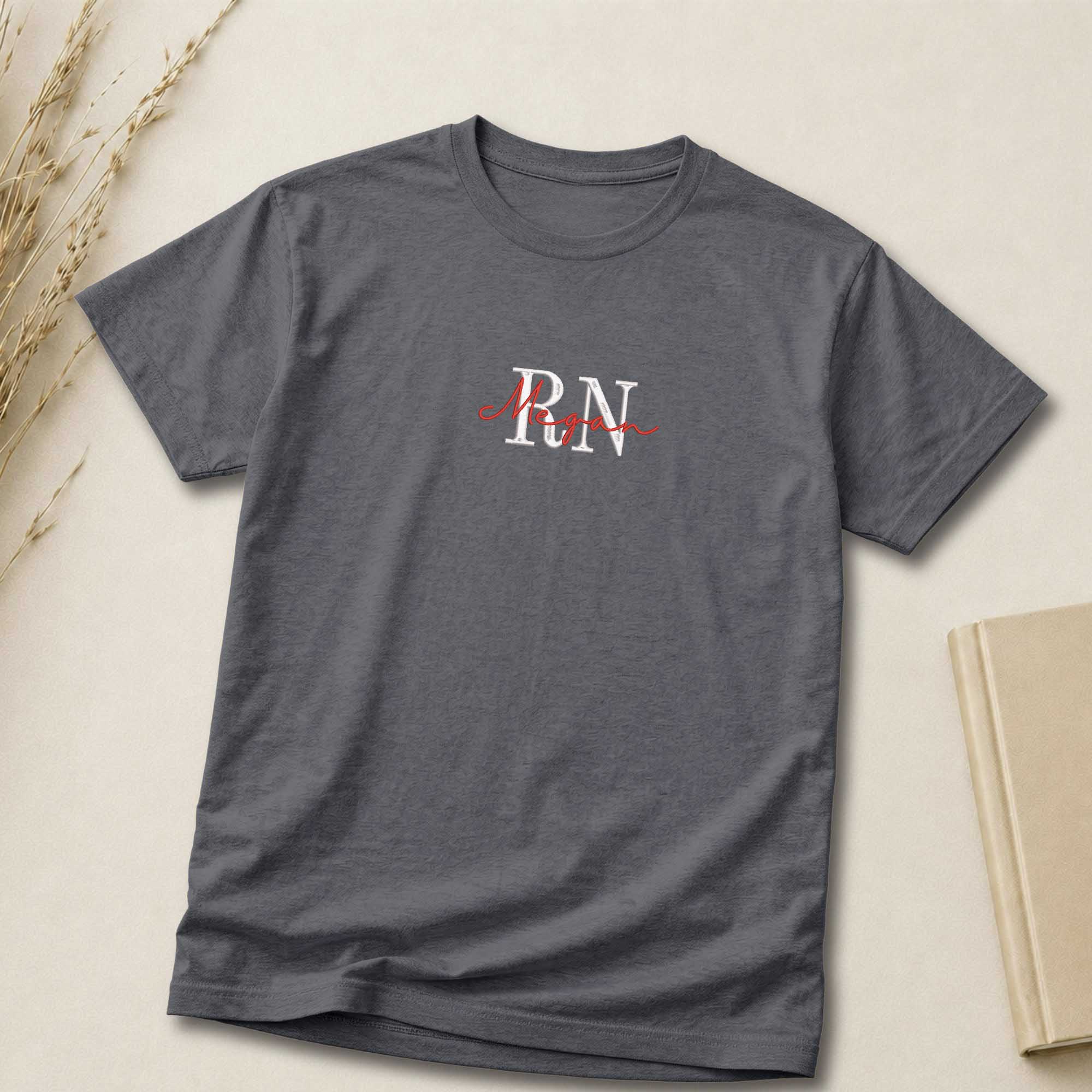Personalized Custom Initial and Name Embroidered Shirt