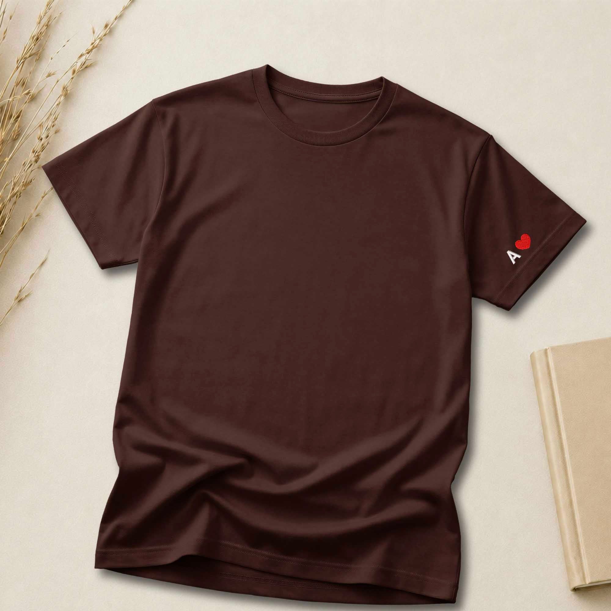 Personalized Minimalist Initial Embroidered Shirt