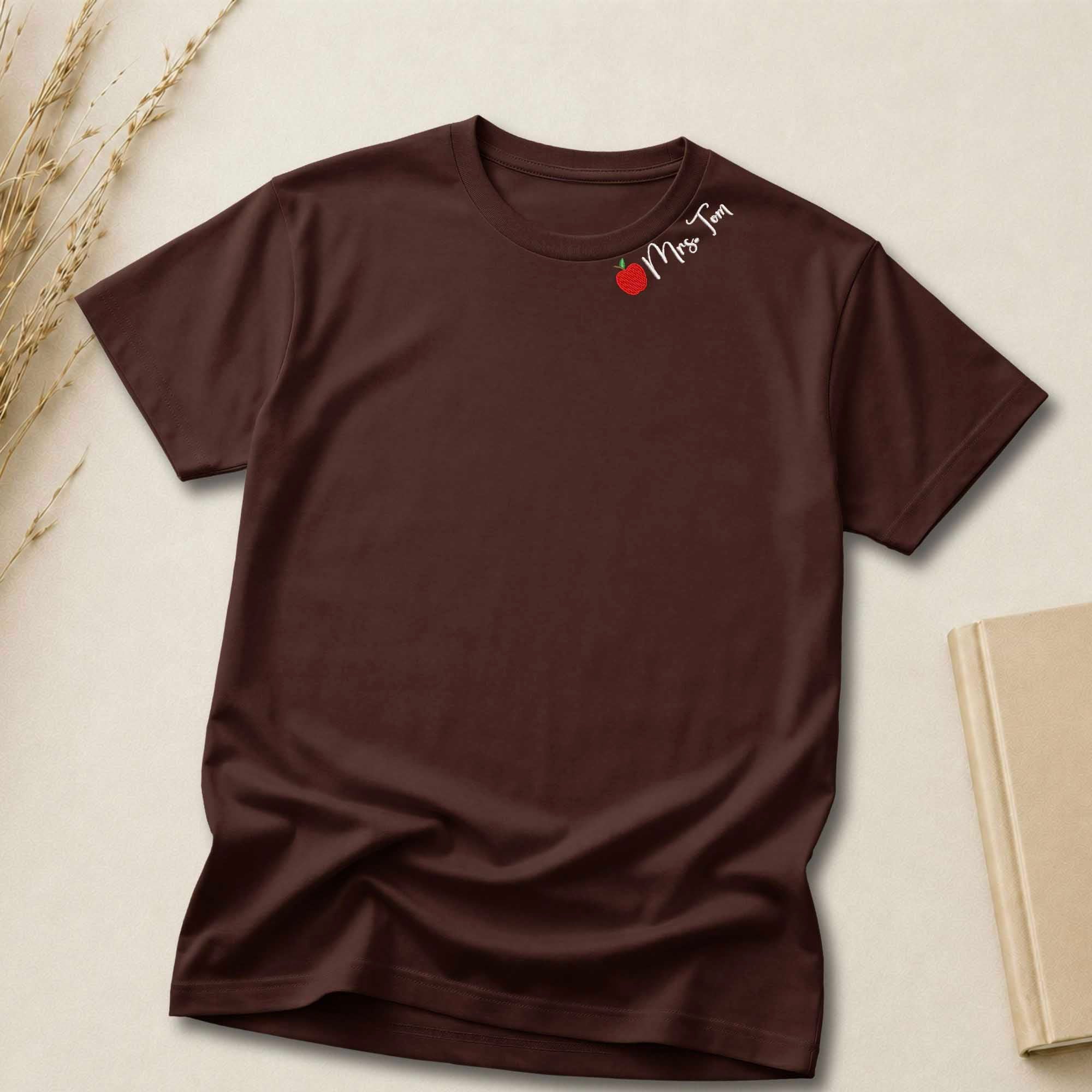 Personalized Teacher Shirt | Custom Teacher Name Embroidered Shirt