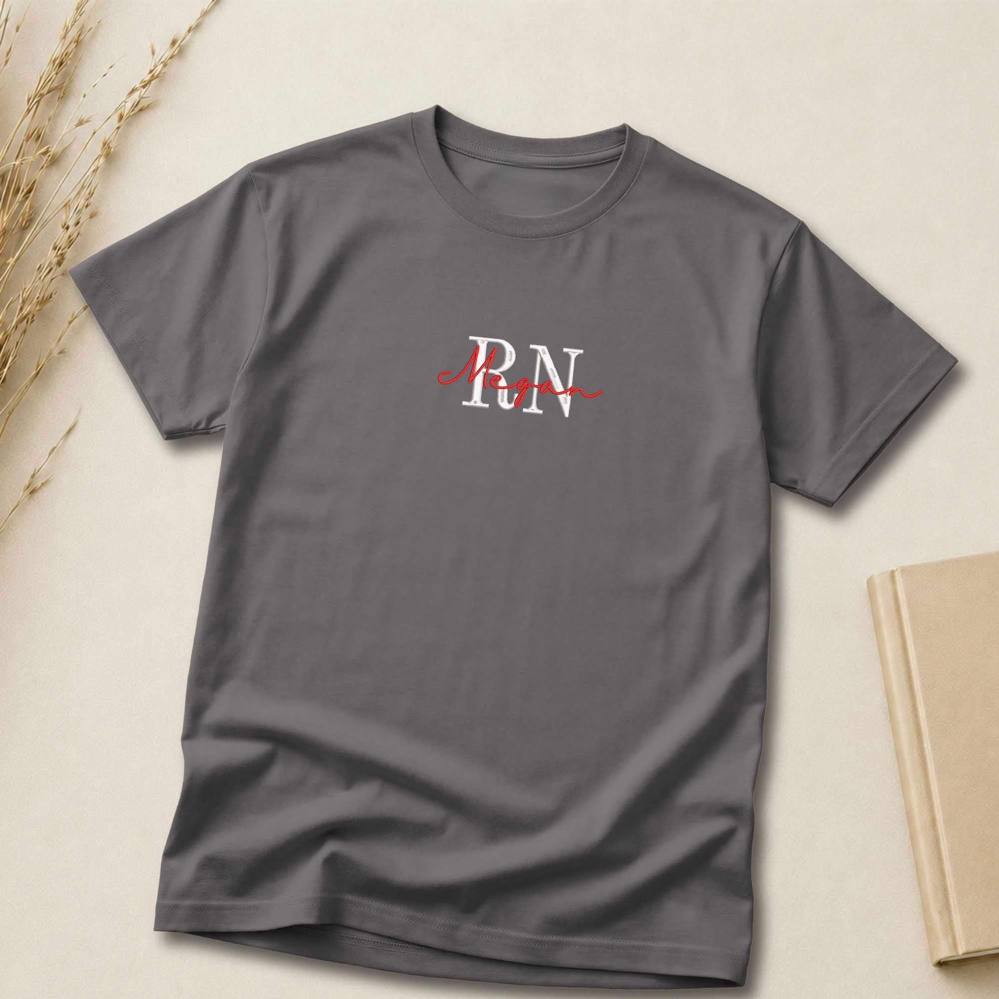 Personalized Custom Initial and Name Embroidered Shirt