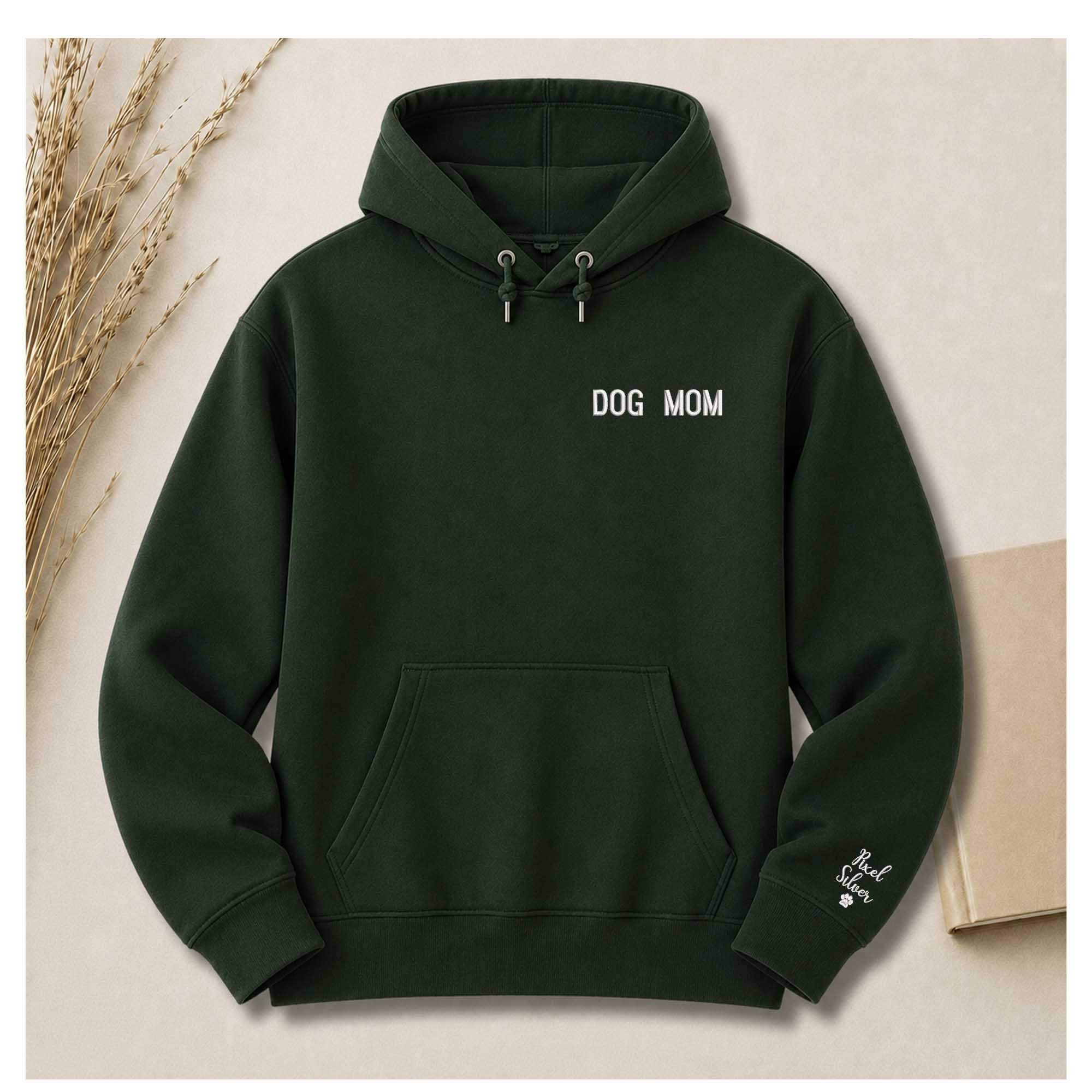 Personalized Dog Mom Embroidered Shirt