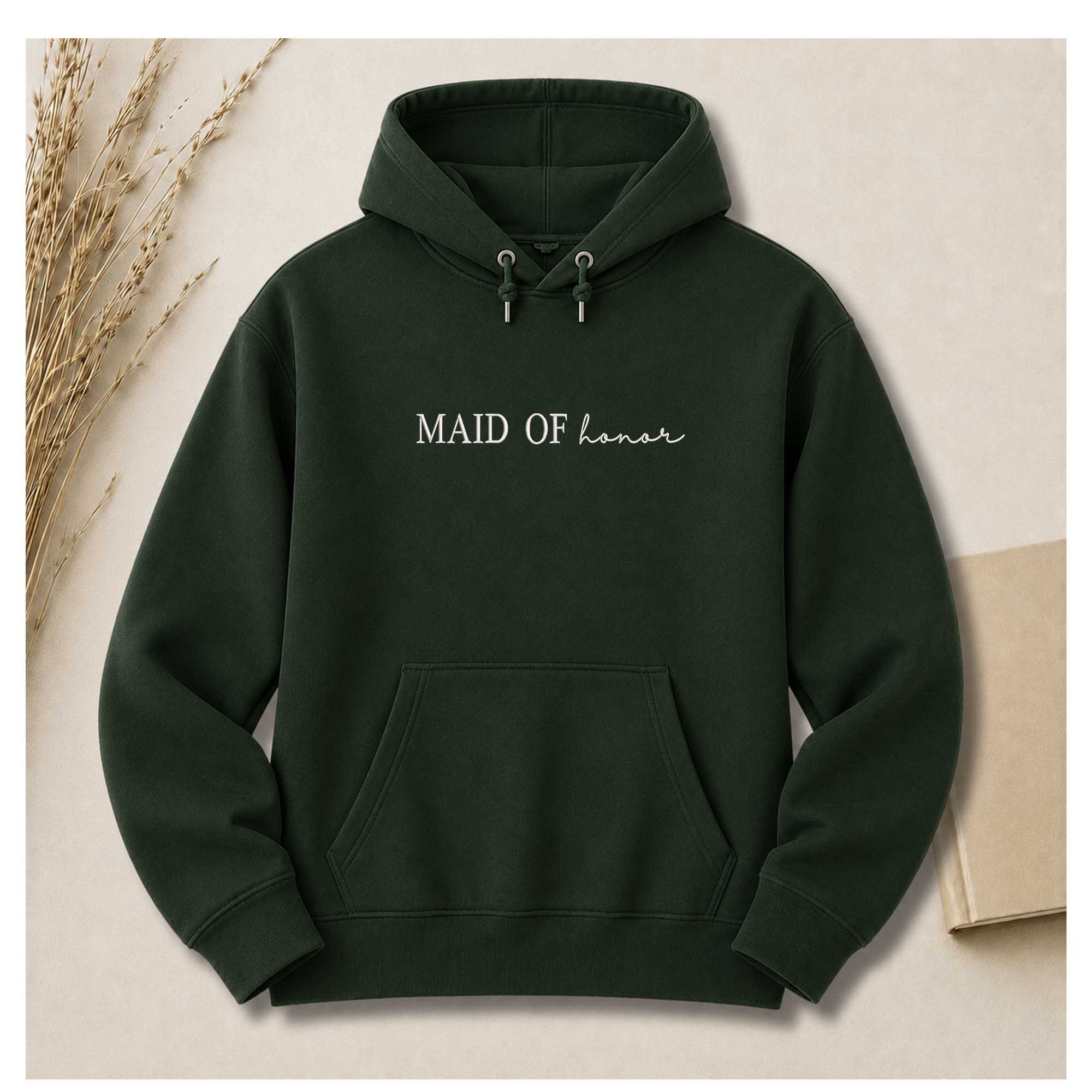 Minimalist Maid of Honor Embroidered Shirt