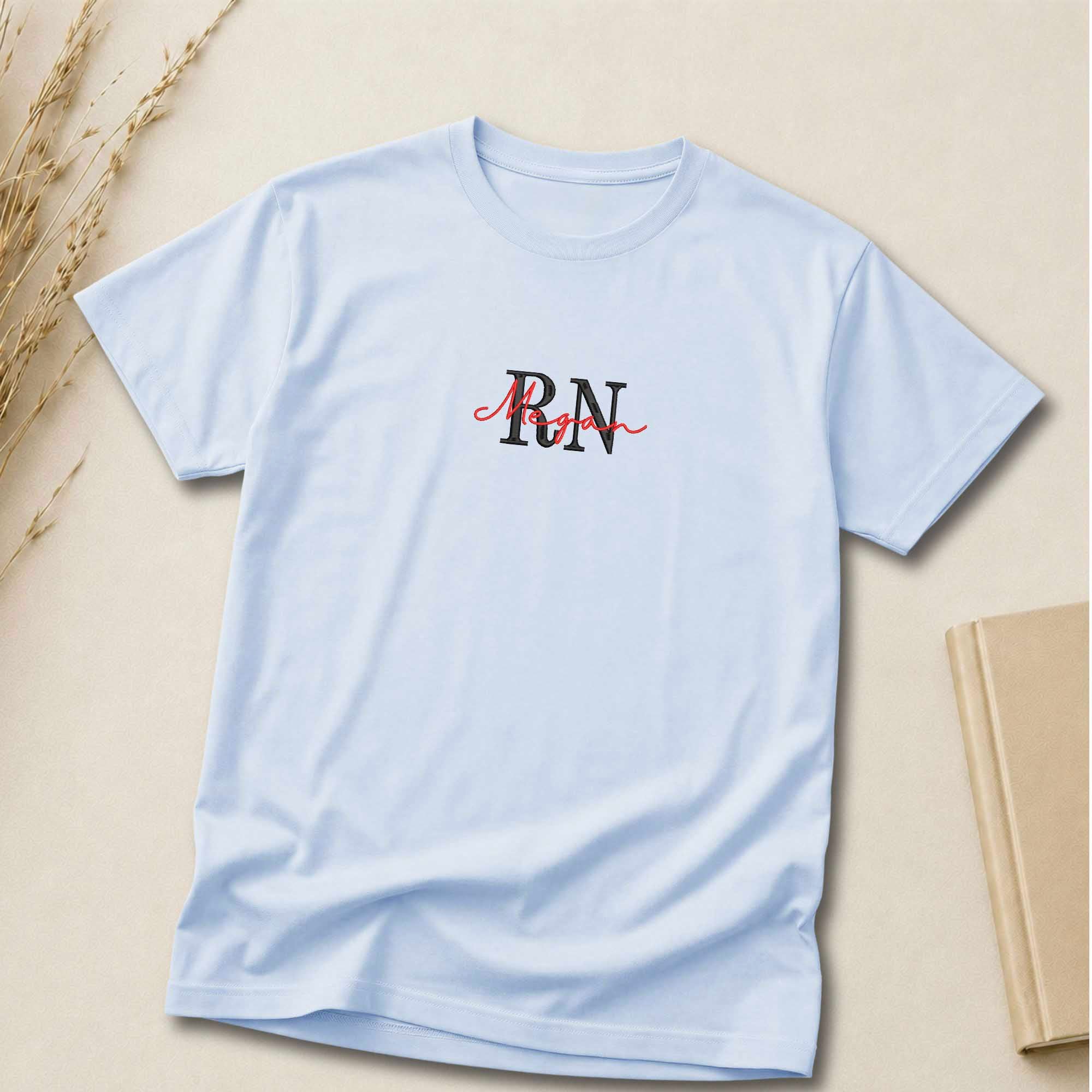 Personalized Custom Initial and Name Embroidered Shirt