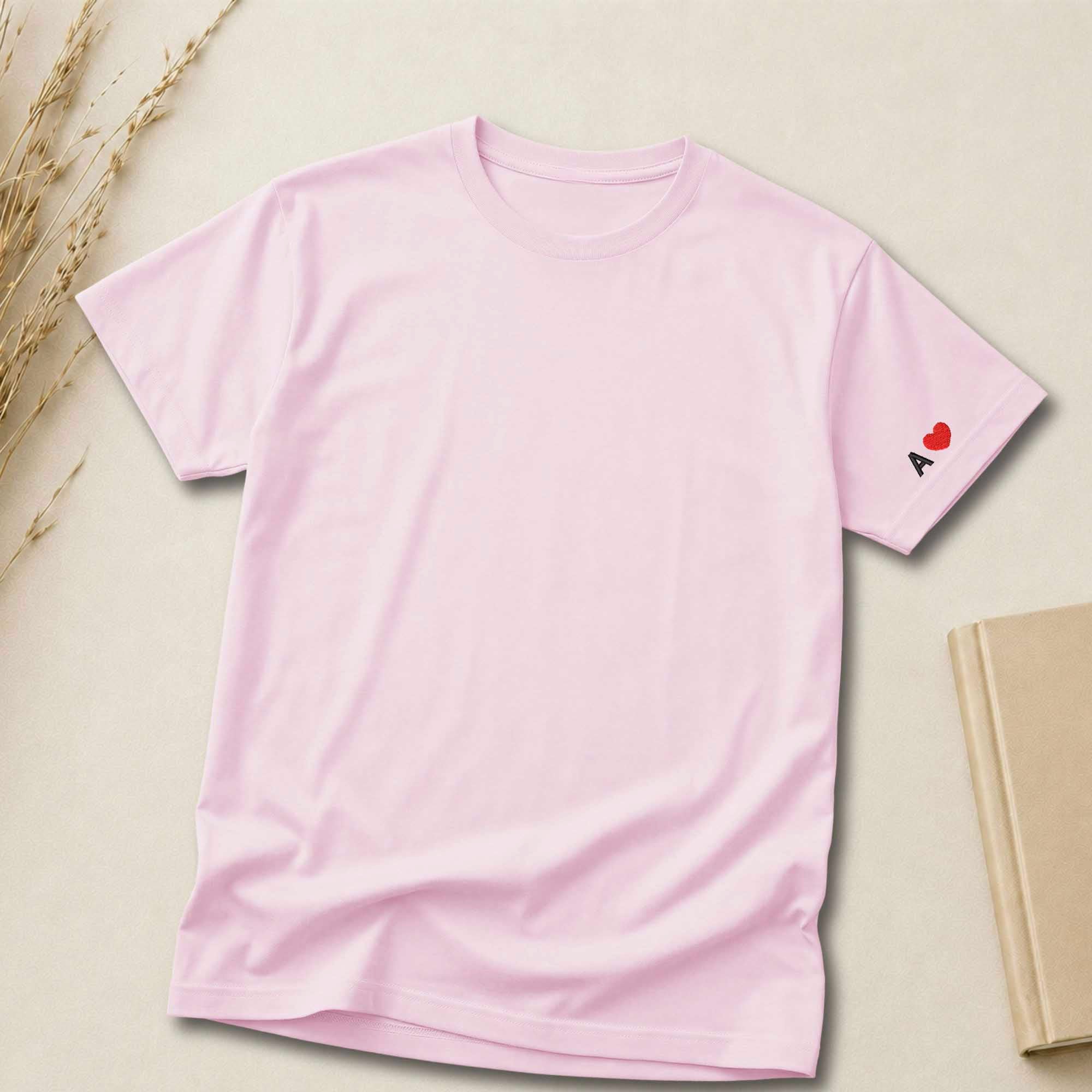 Personalized Minimalist Initial Embroidered Shirt