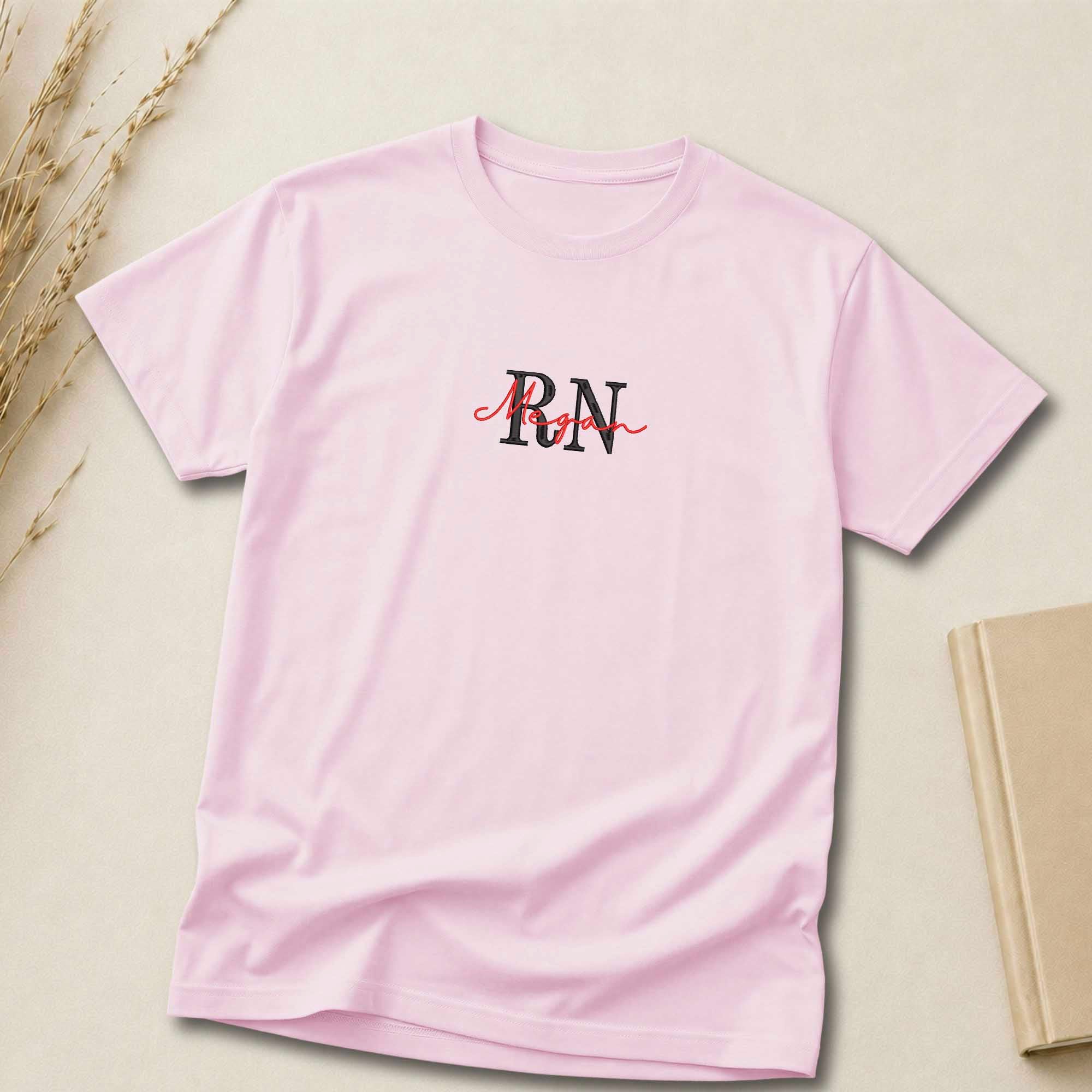 Personalized Custom Initial and Name Embroidered Shirt