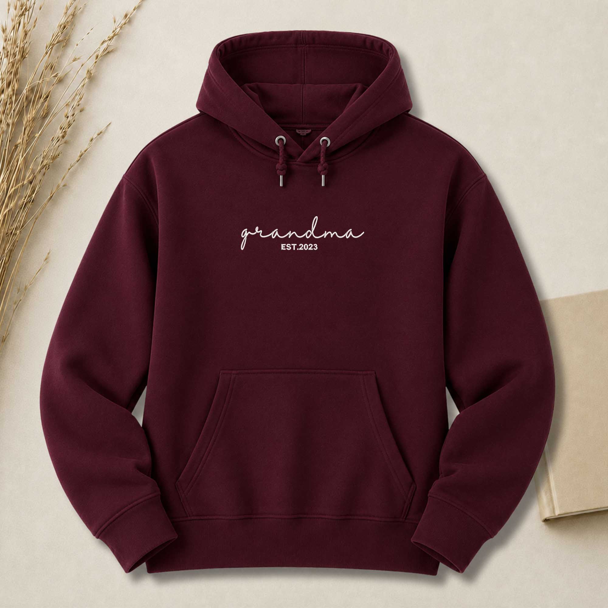 Customized Grandma Embroidered Shirt | Grandma Est. Year Shirt
