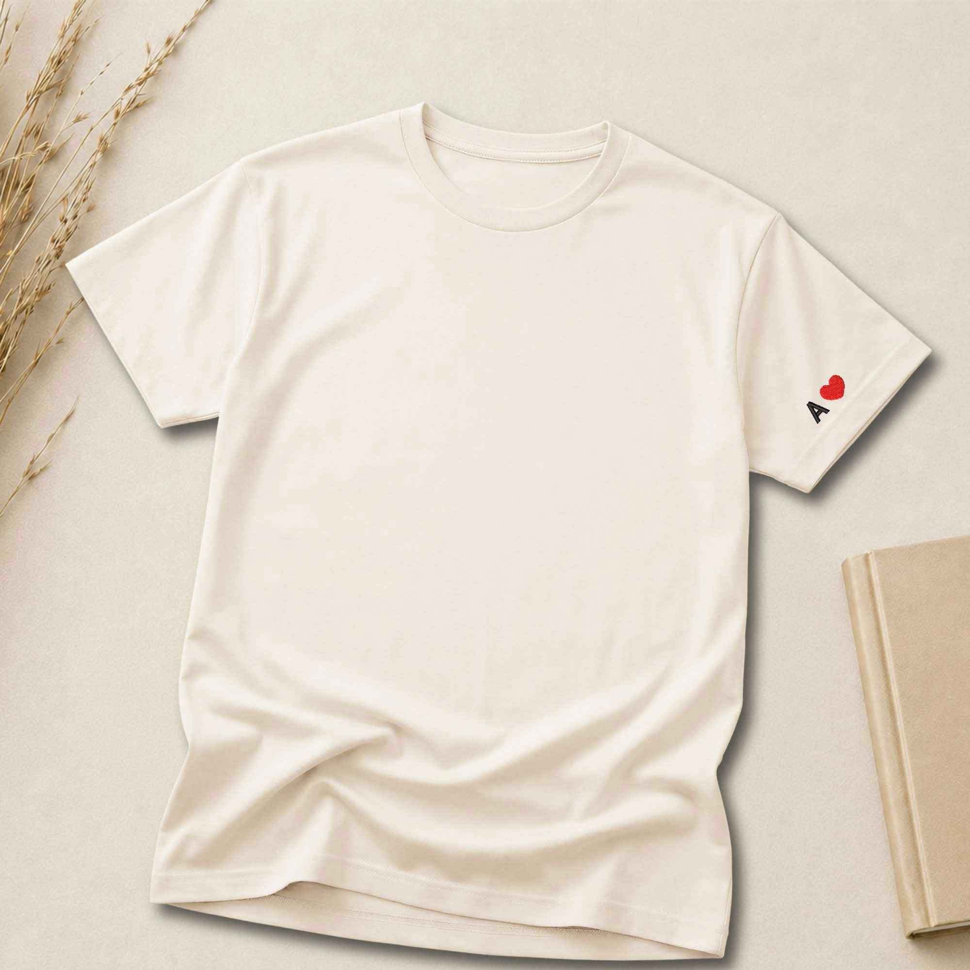 Personalized Minimalist Initial Embroidered Shirt