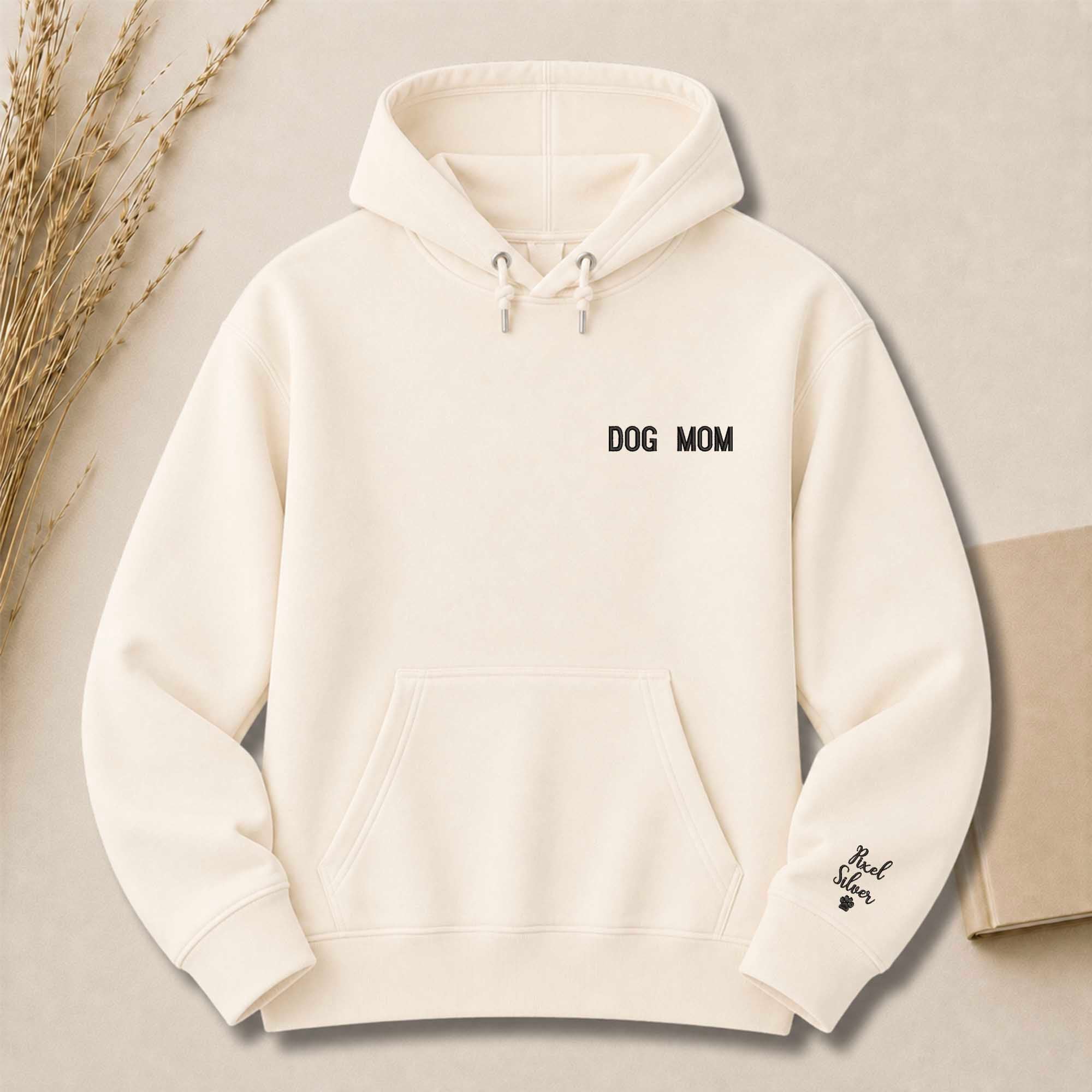Personalized Dog Mom Embroidered Shirt