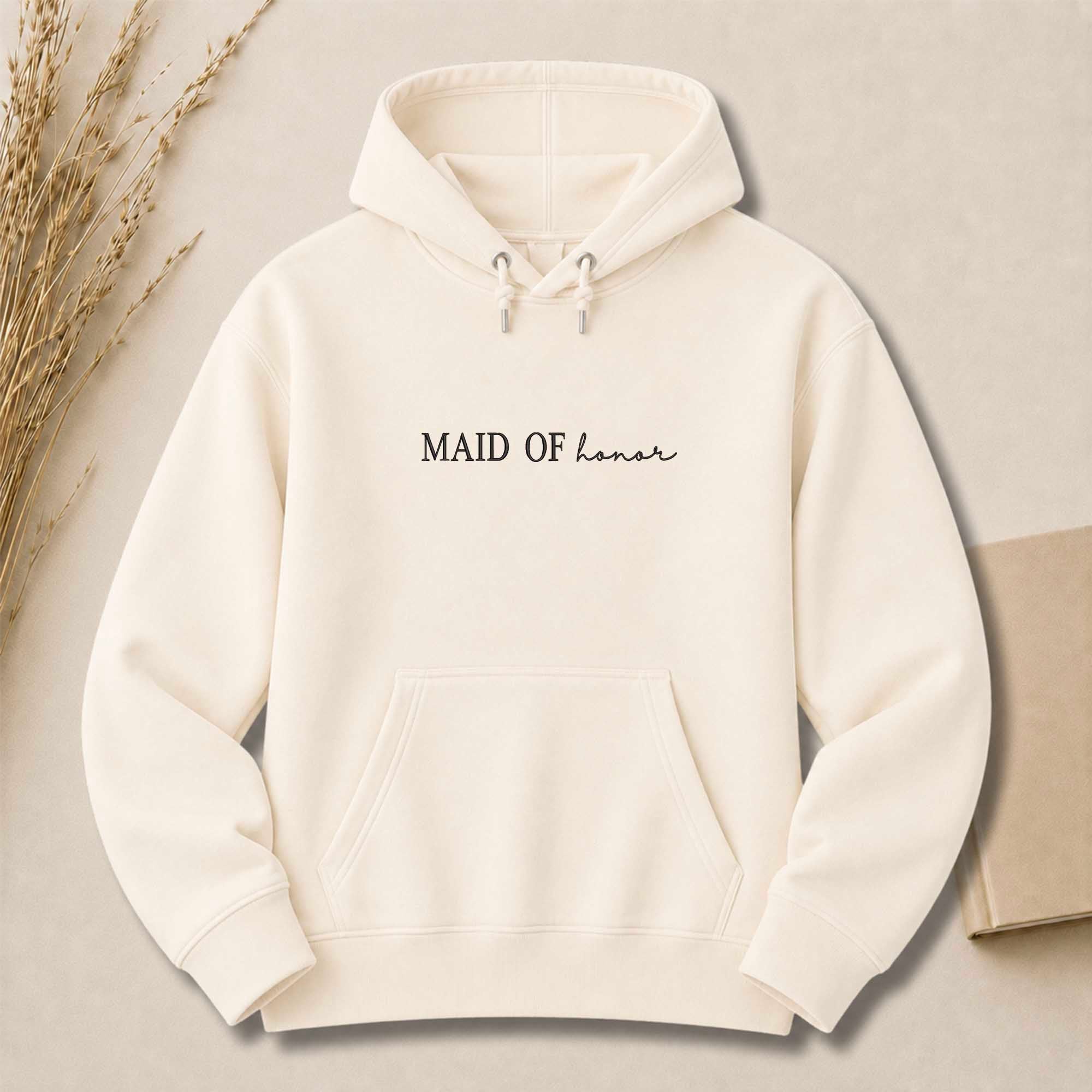 Minimalist Maid of Honor Embroidered Shirt