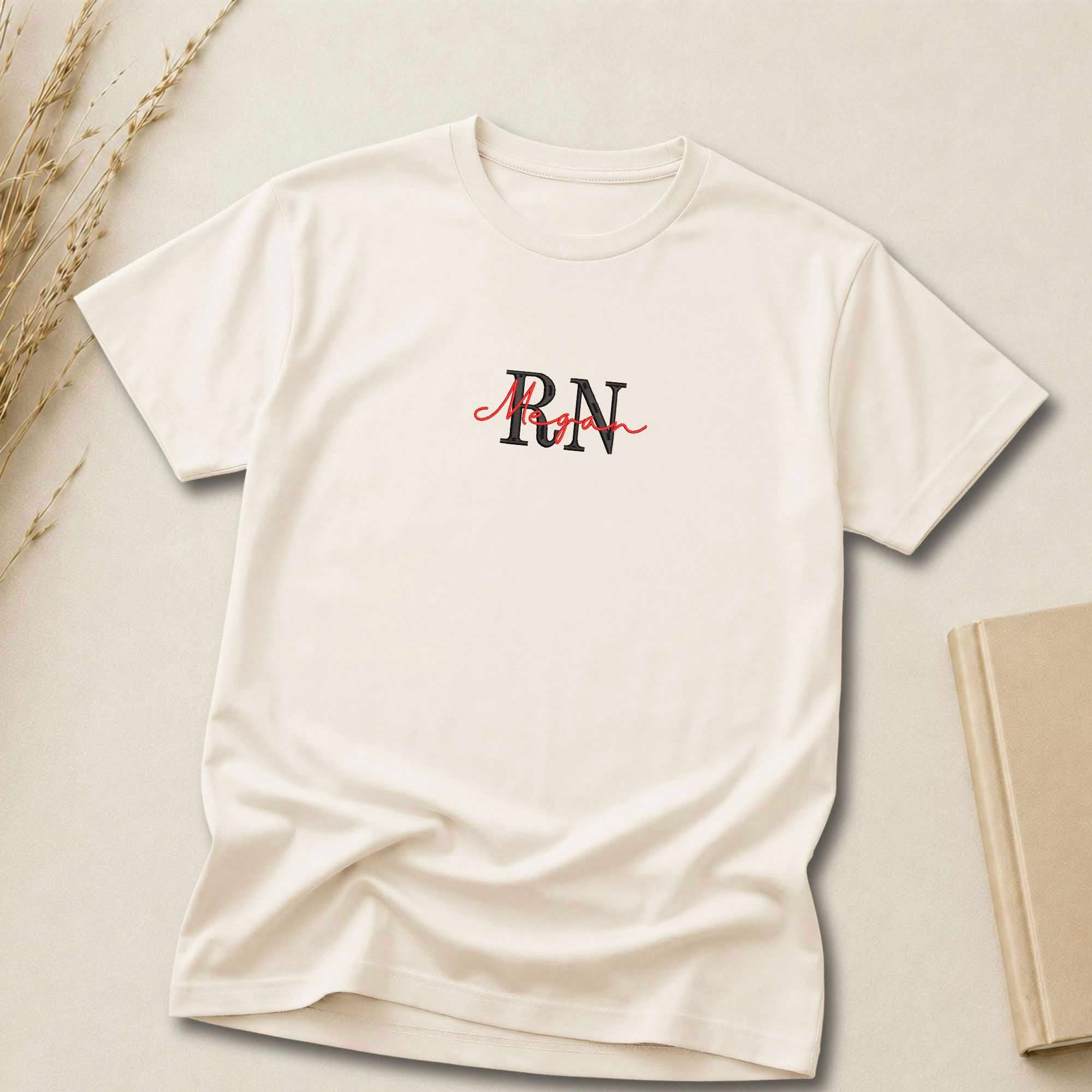 Personalized Custom Initial and Name Embroidered Shirt