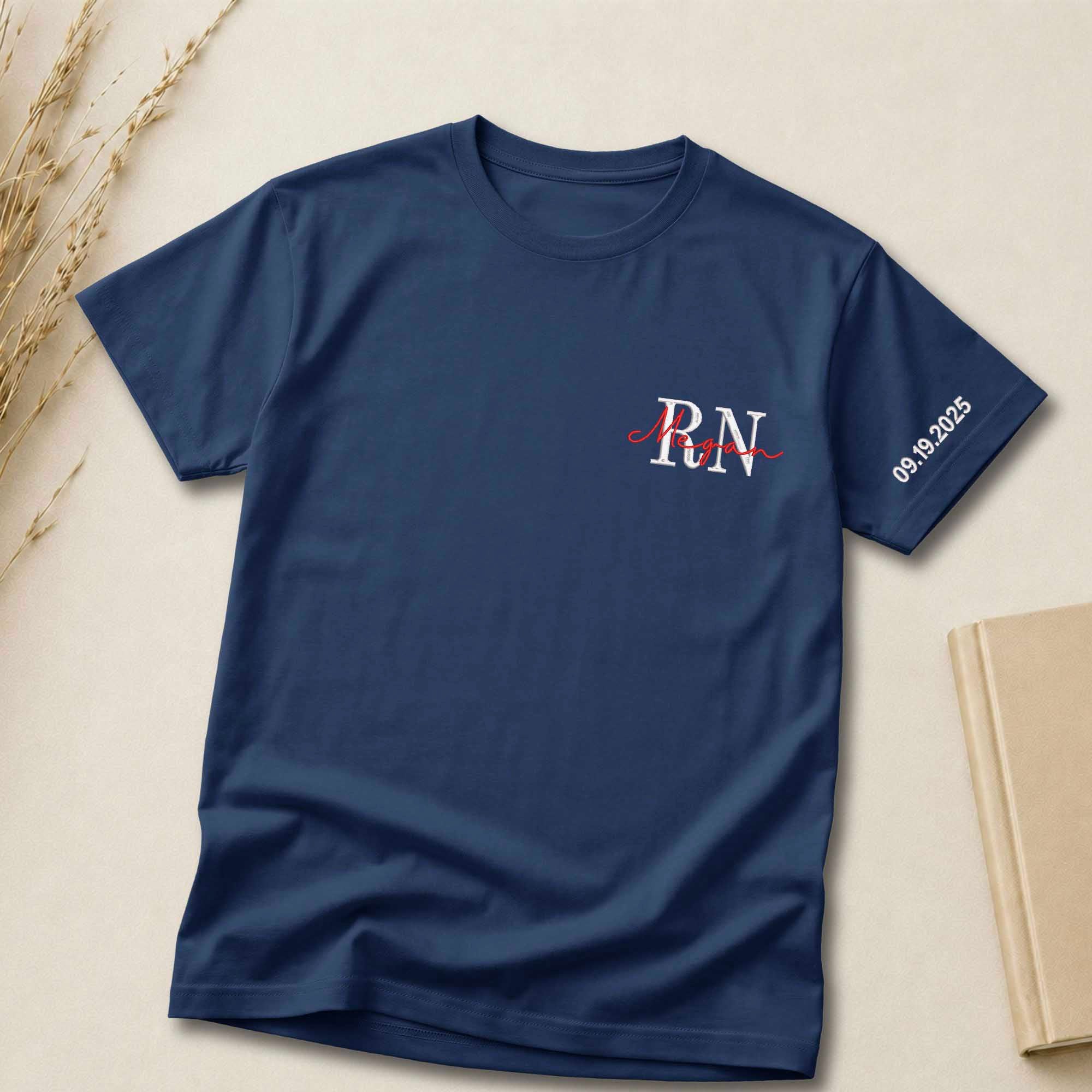 Custom Initial & Name Embroidered Shirt