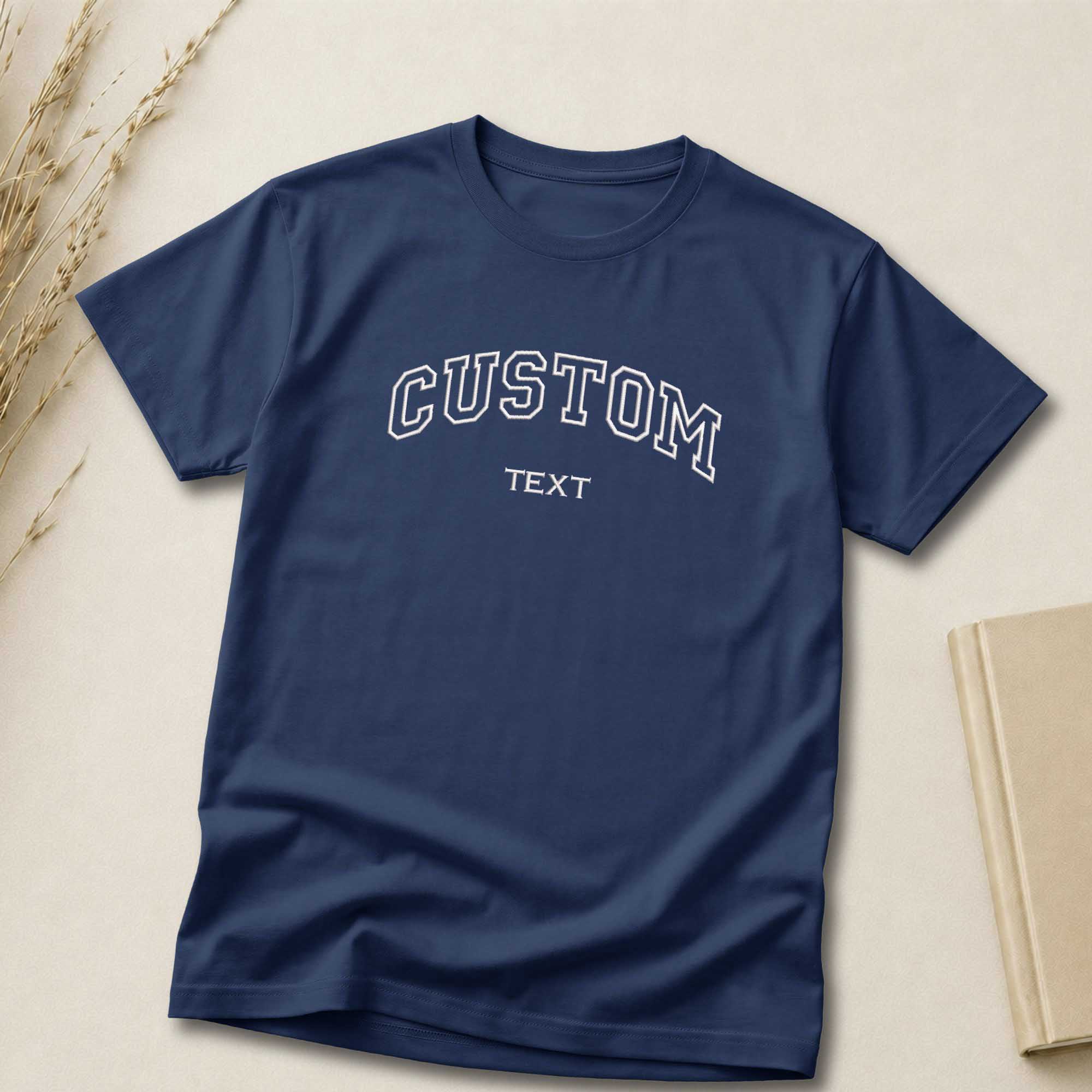 Custom Embroidered Shirt | Personalized College Style Shirt
