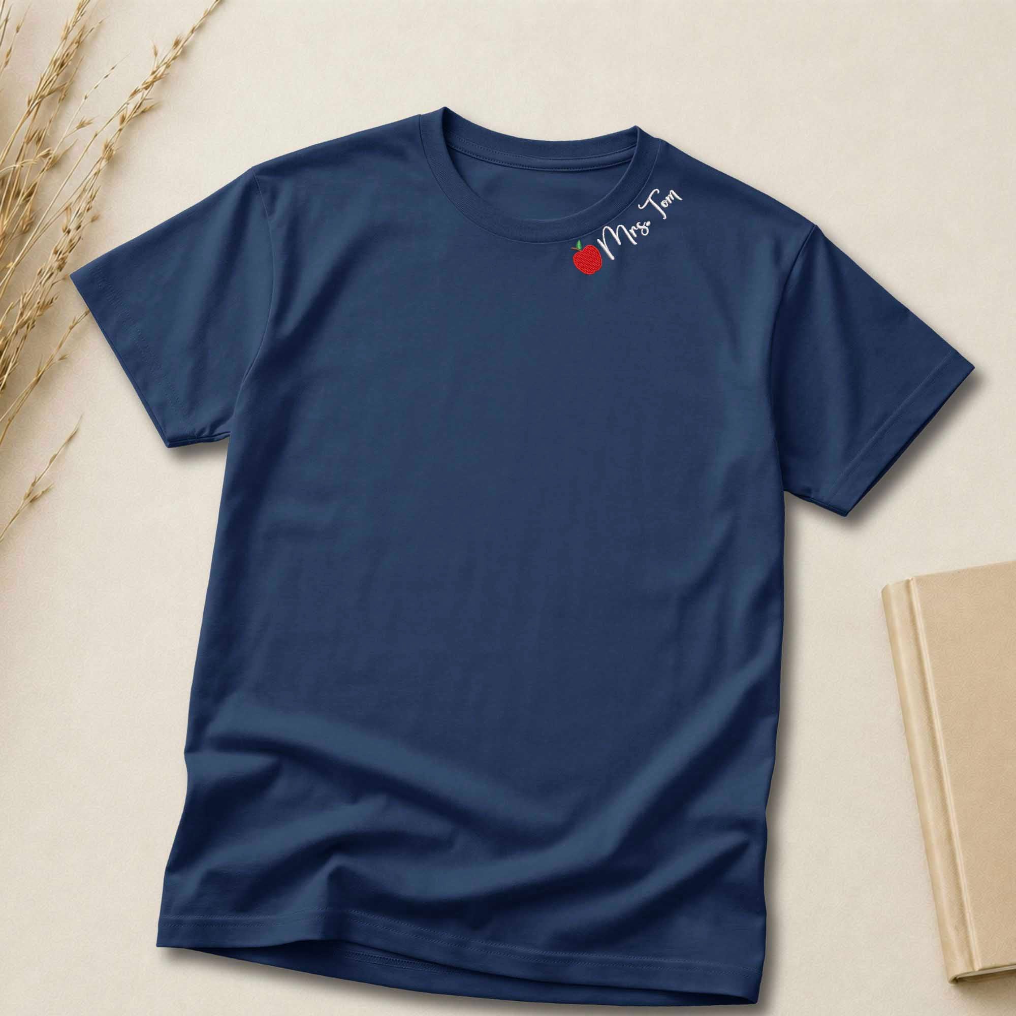 Personalized Teacher Shirt | Custom Teacher Name Embroidered Shirt