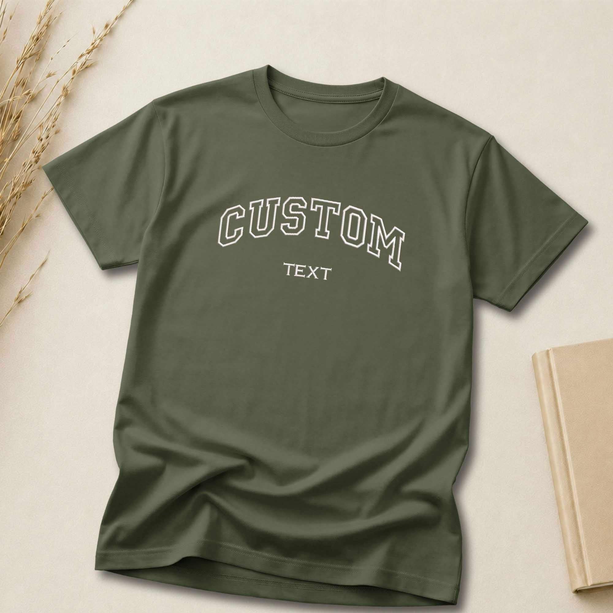 Custom Embroidered Shirt | Personalized College Style Shirt