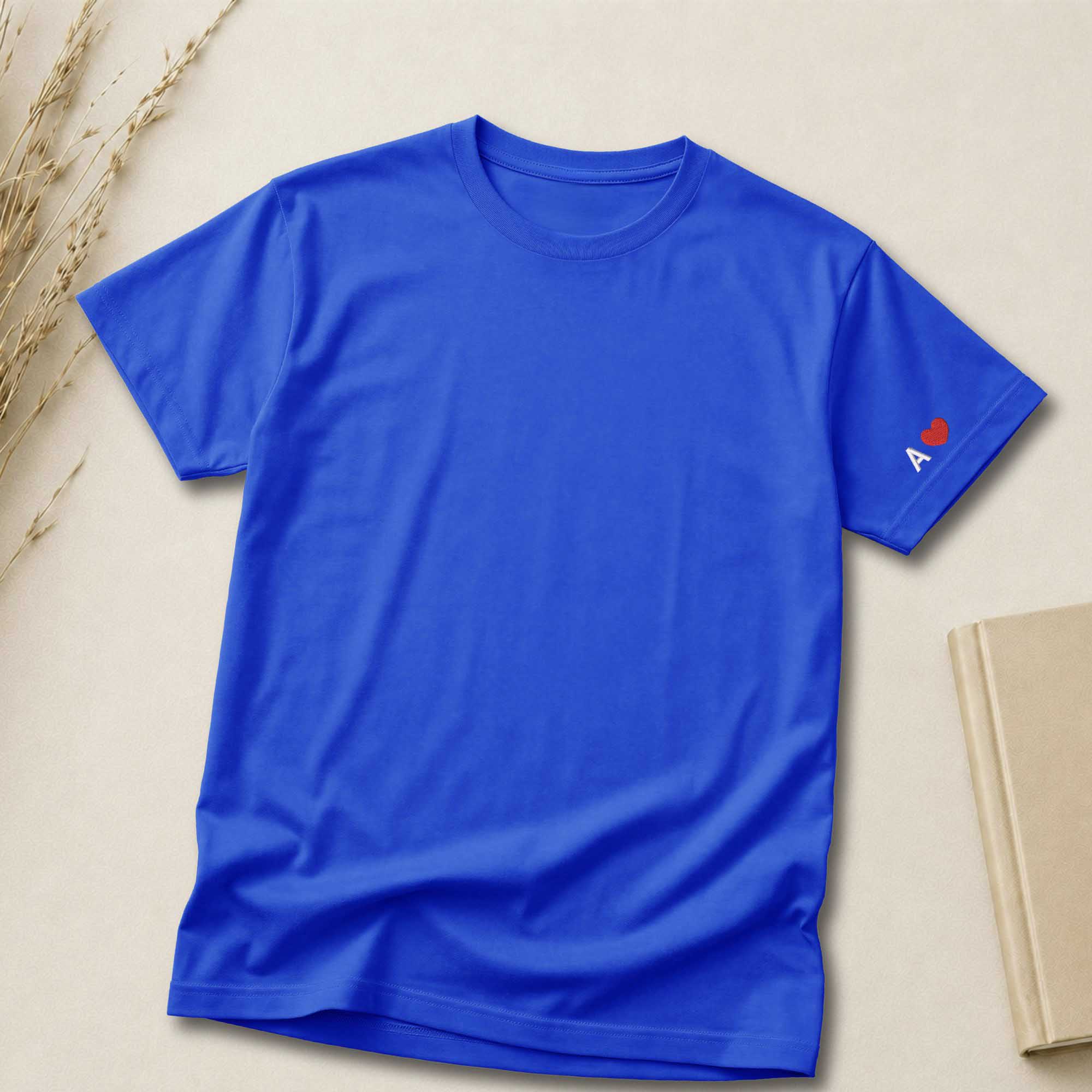 Personalized Minimalist Initial Embroidered Shirt