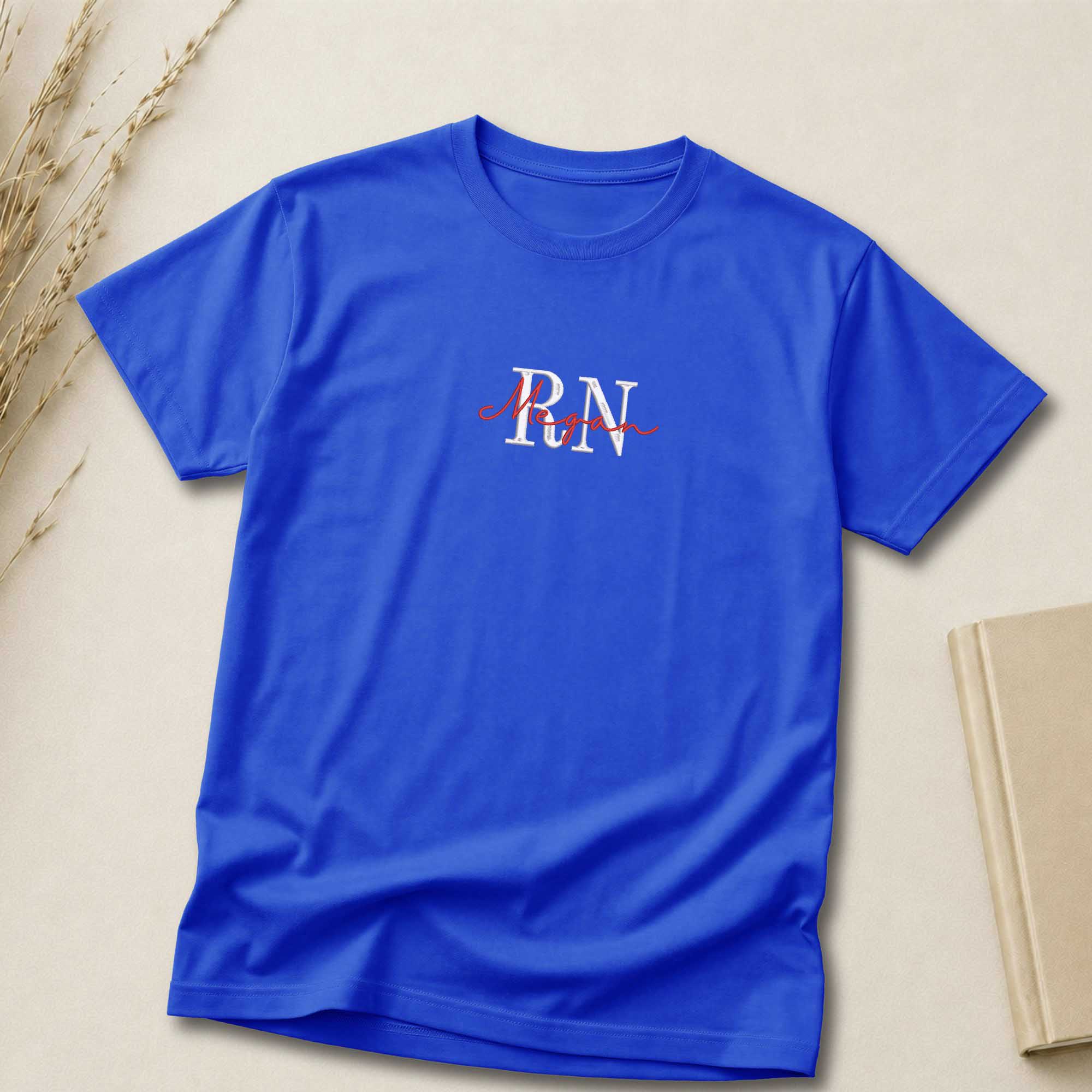 Personalized Custom Initial and Name Embroidered Shirt