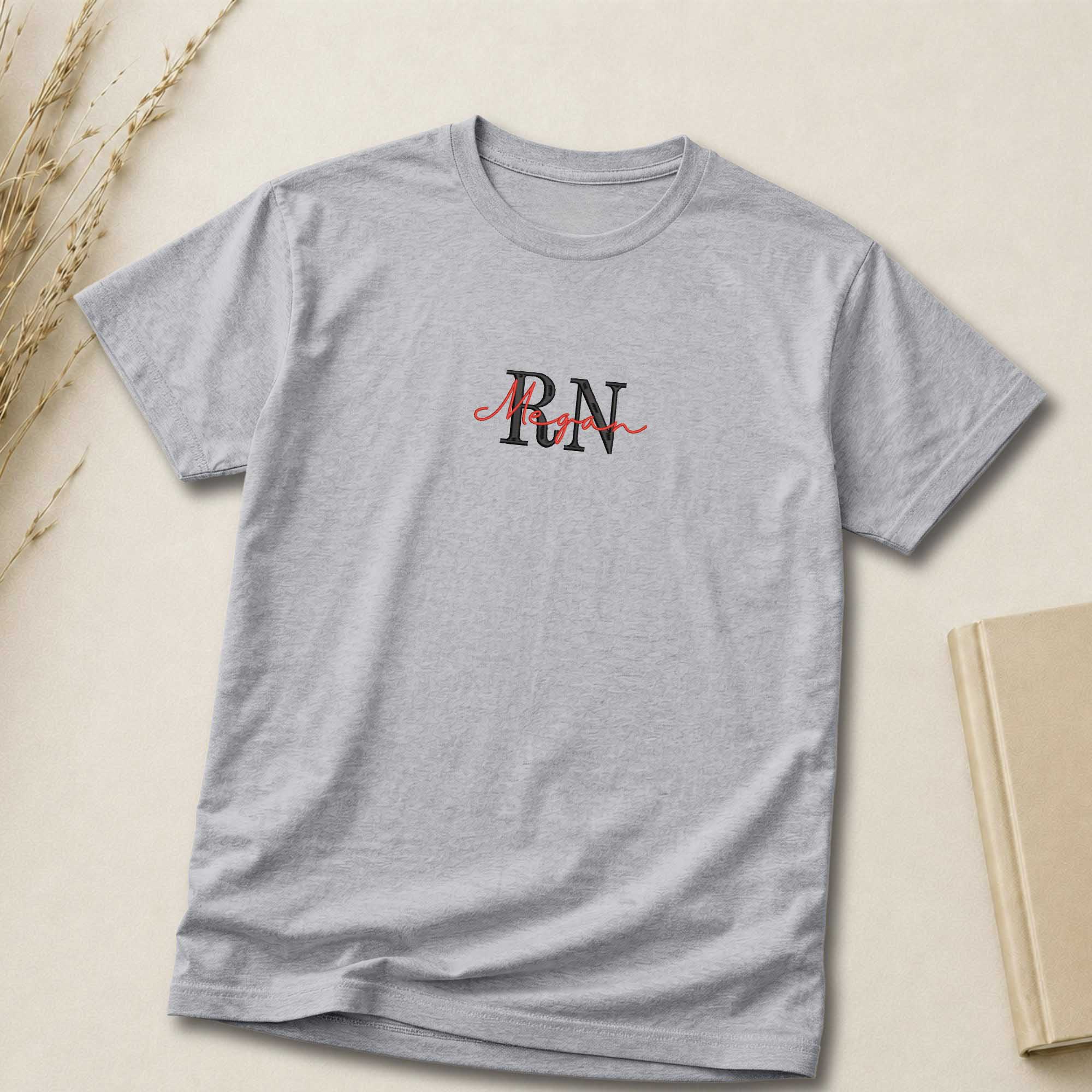 Personalized Custom Initial and Name Embroidered Shirt
