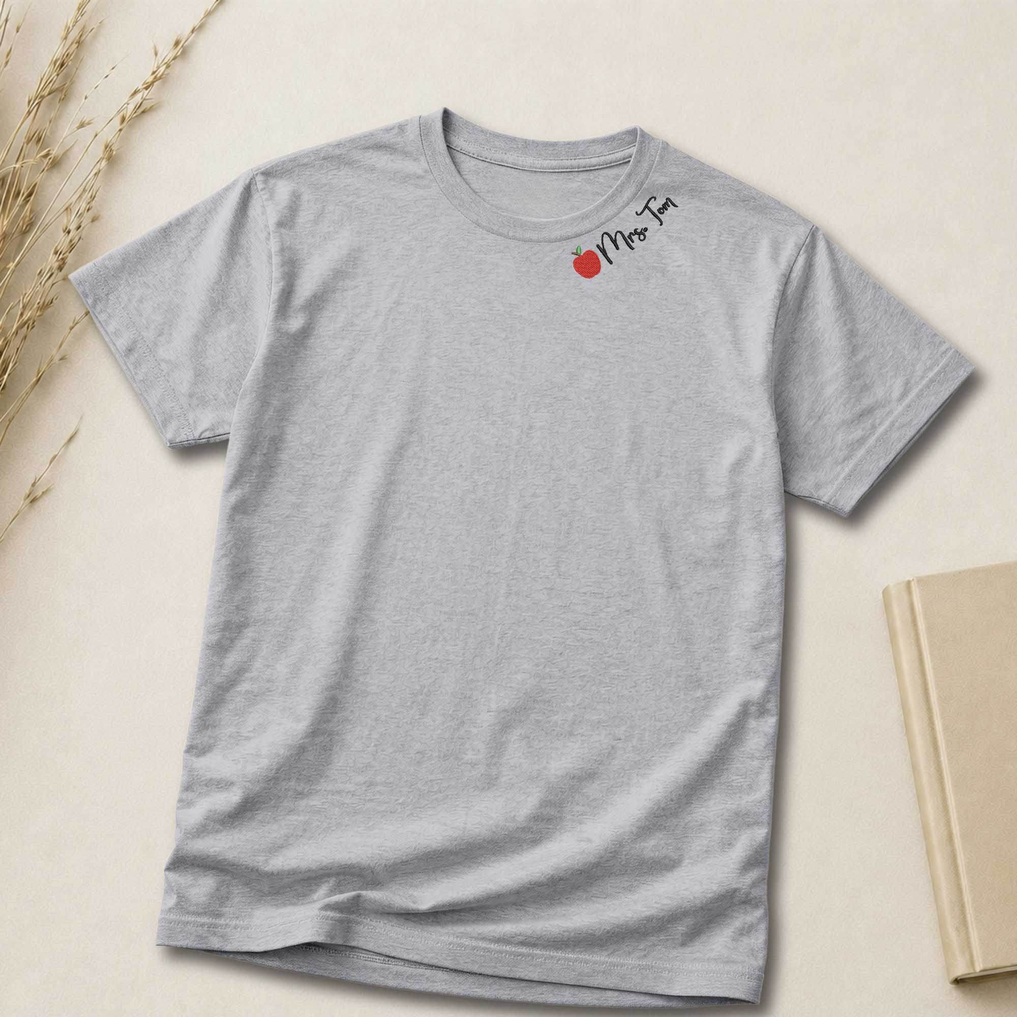 Personalized Teacher Shirt | Custom Teacher Name Embroidered Shirt