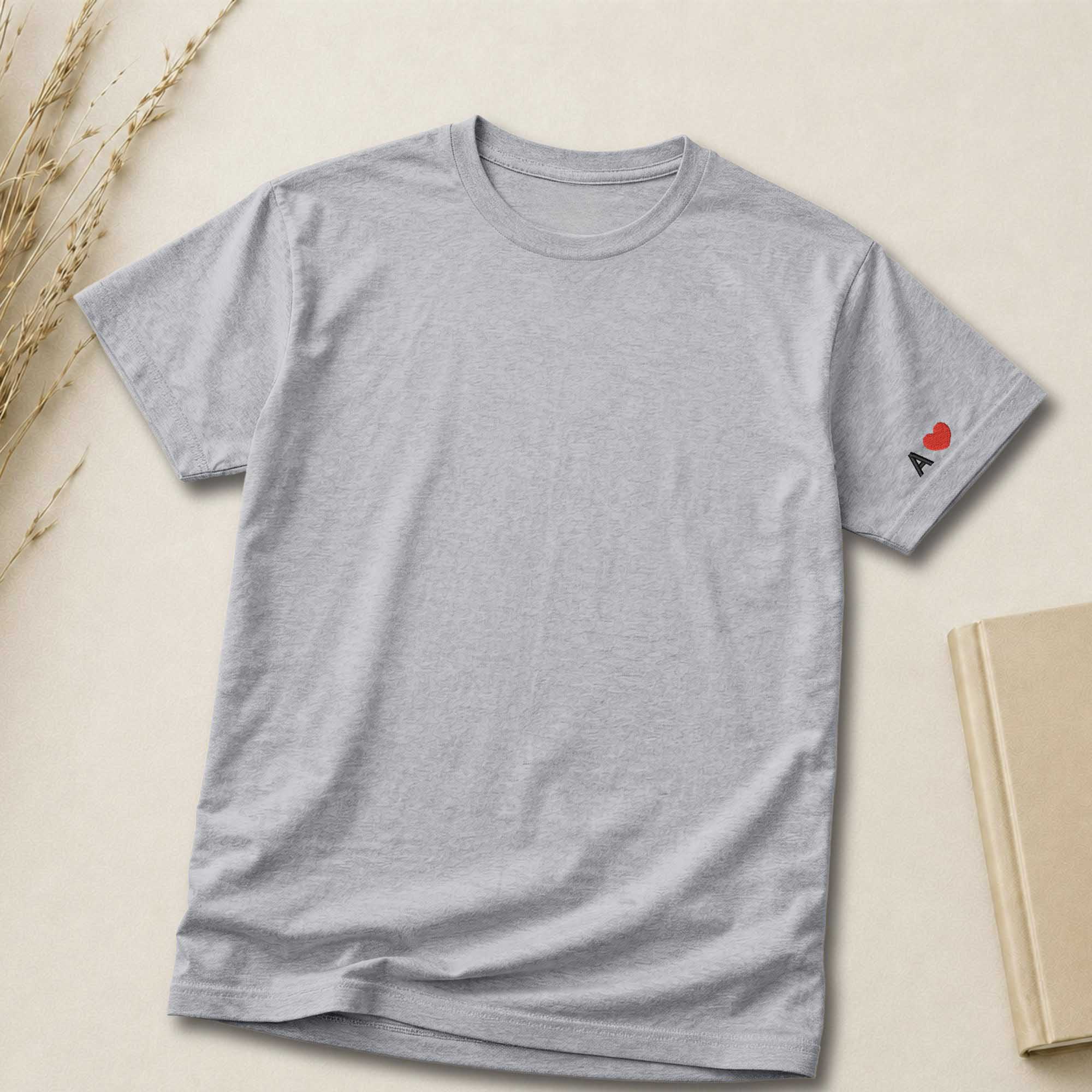 Personalized Minimalist Initial Embroidered Shirt