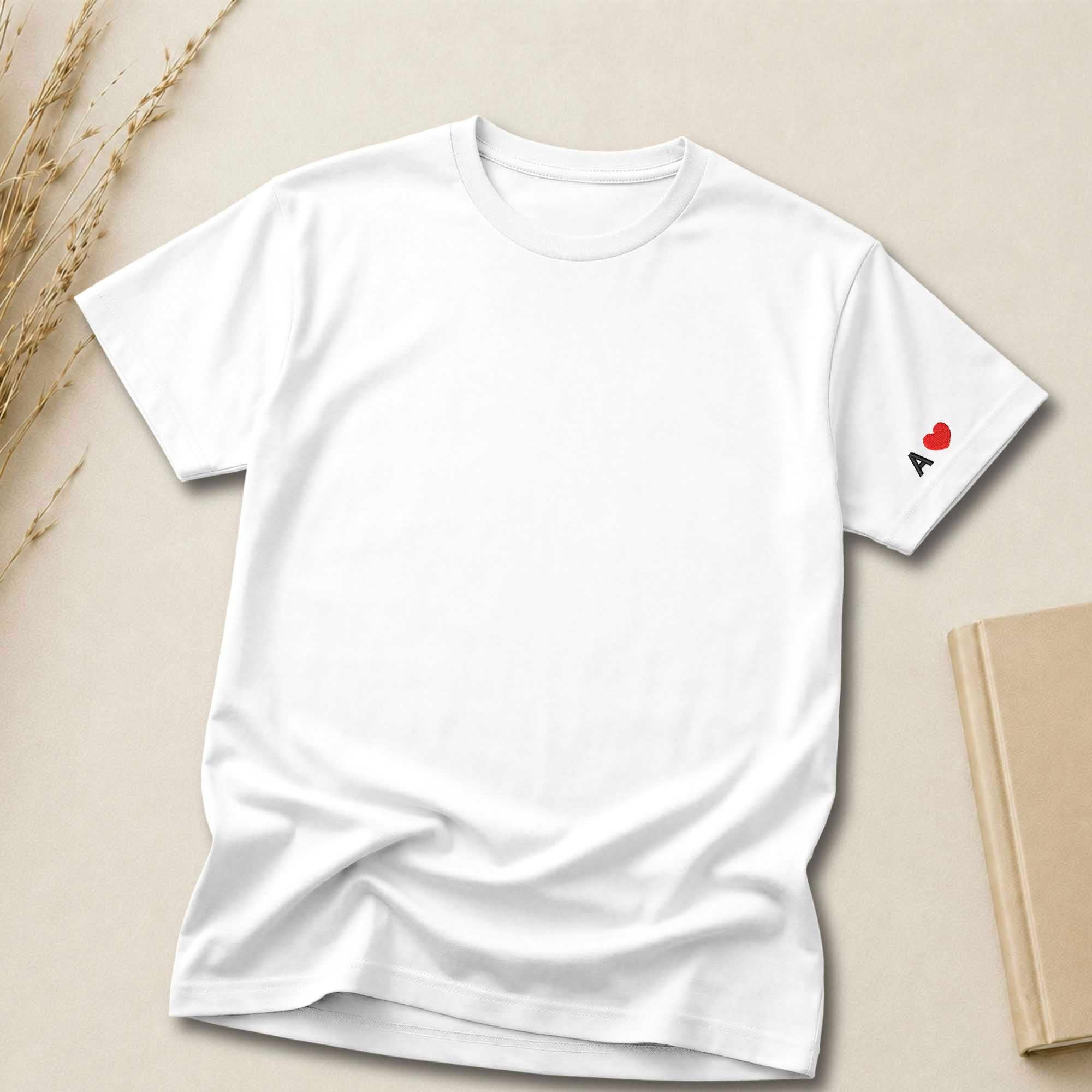 Personalized Minimalist Initial Embroidered Shirt