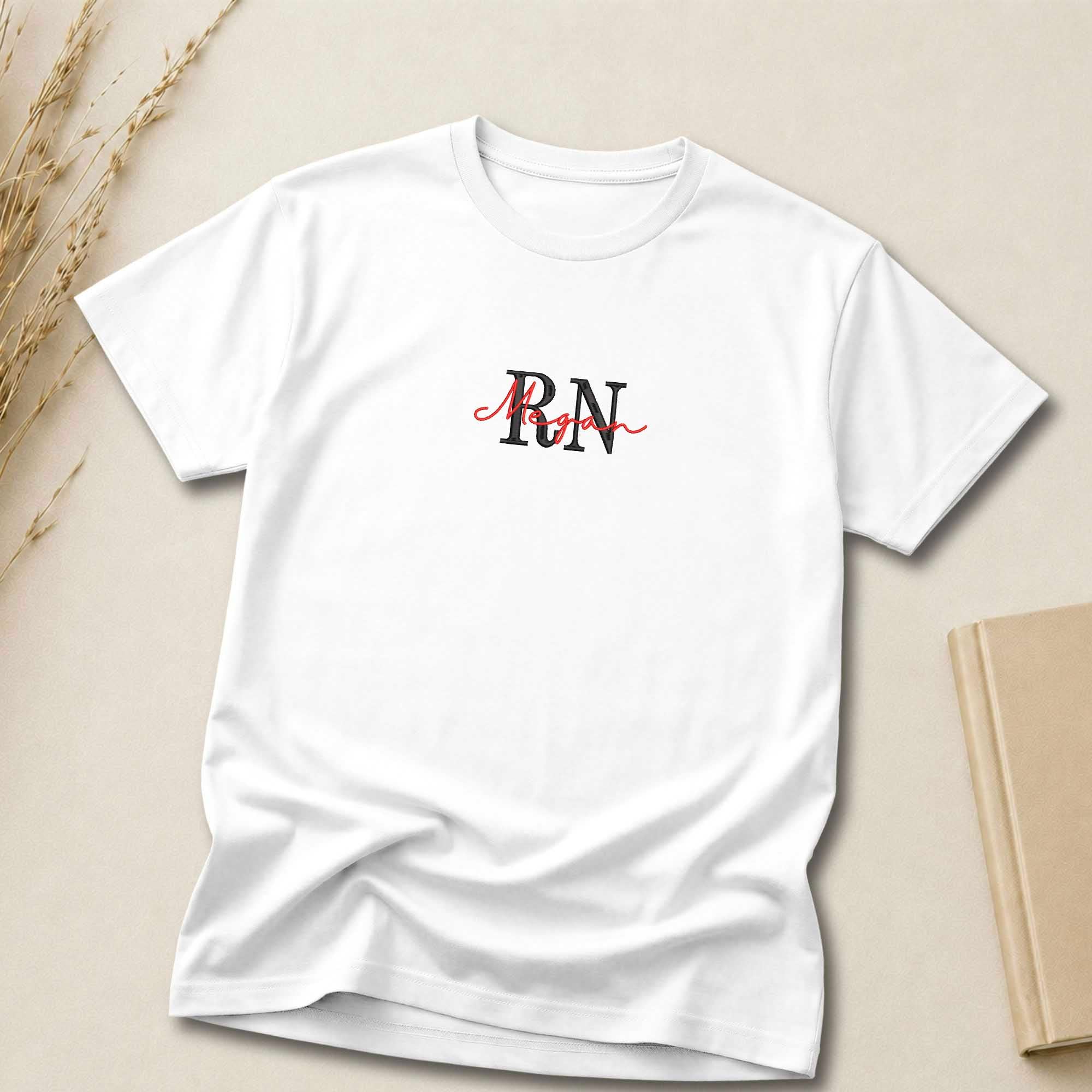 Personalized Custom Initial and Name Embroidered Shirt